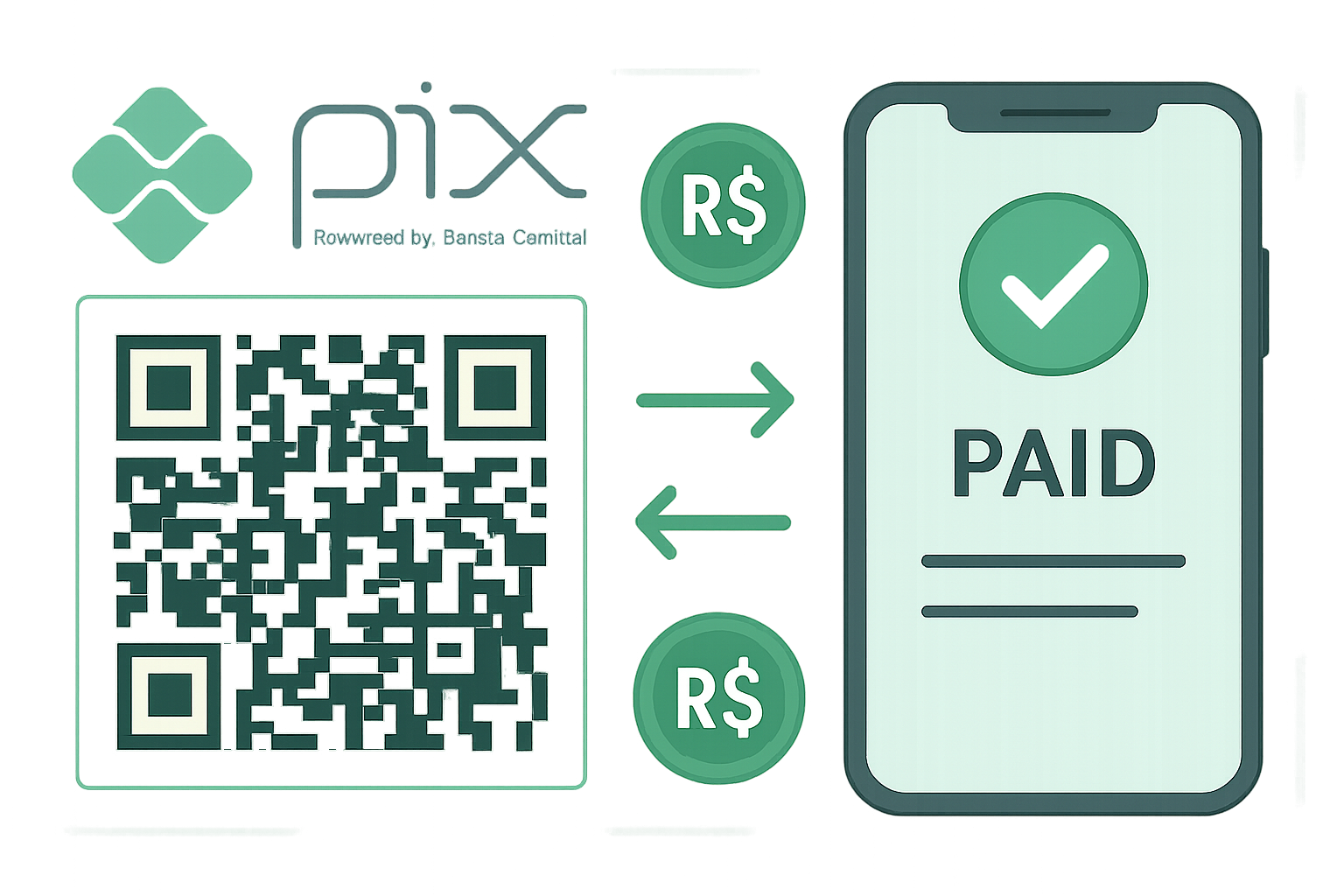 Imagem ilustrativa para Pix Instantâneo - Depósitos e saques apenas via Pix